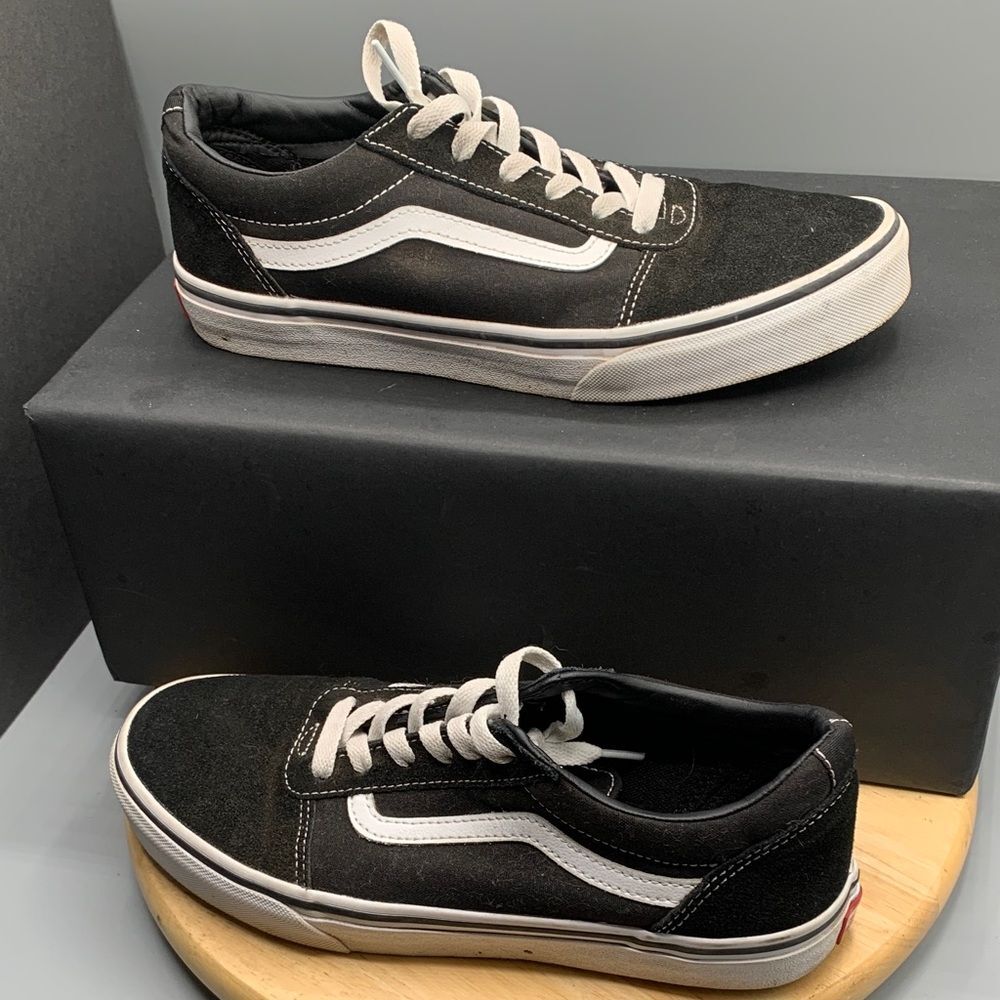 VANS | 7 YOUTH LACE UP CAUSAL CLASSIC SNEAKERS | TAN BROWN BACK TO SCHOOL